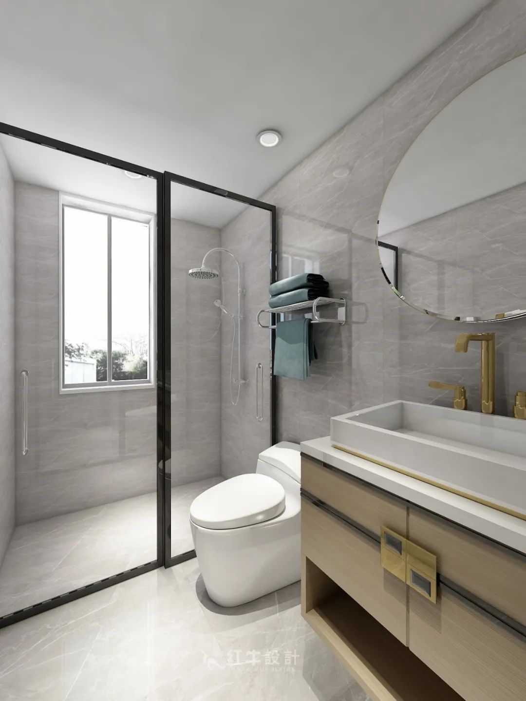 熊皓宇_同曦国际广场140㎡轻奢风格--改善性住房应该这样设计10主卧设计